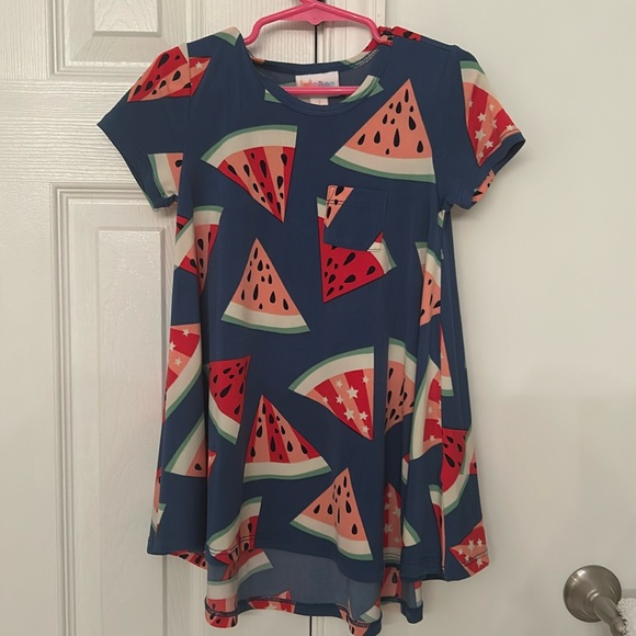 LuLaRoe Other - Toddler girls size 2 2T casual watermelon dress moomoo mini stars summer lularoe